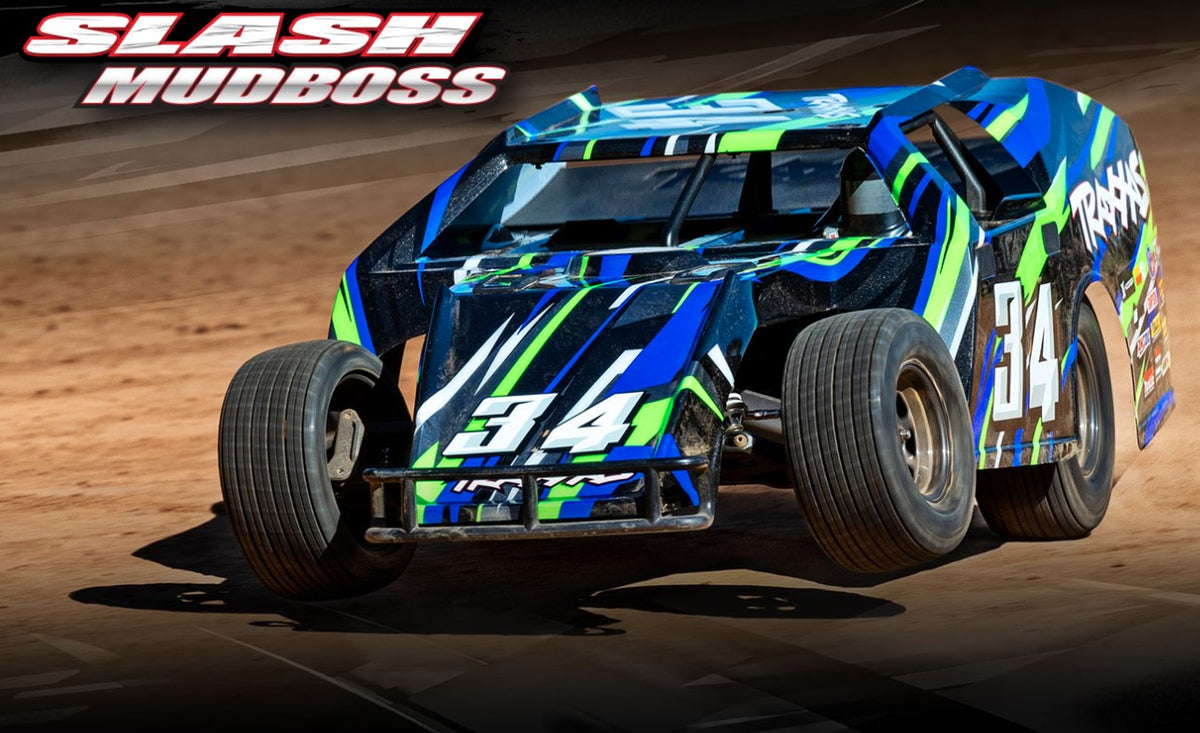 Traxxas 104354-74-GRN Slash® Green BL-2S Modified: 1/10-Scale 2WD Racing Truck with TQ™ 2.4GHz radio system