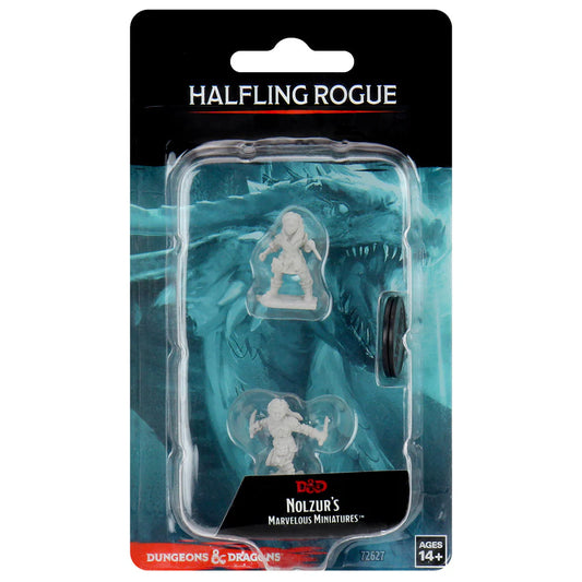 WIZKIDS 72627 D&D Nolzur’s Marvelous Miniatures: Halfling Female Rogue