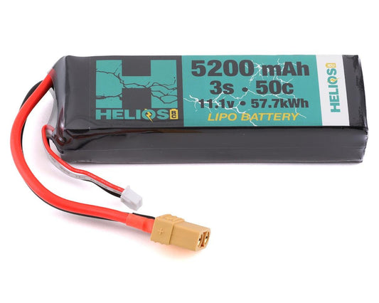 Helios RC 3S5200-50-X9 3S 50C LiPo Battery w/XT90 Connector (11.1V/5200mAh)