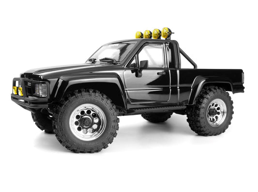 HPI 160802 Venture18 Flux Brushless 1985 Toyota Hilux SR5 1/18 RTR 4WD w/2.4GHz Radio, Battery & Charger (Black)