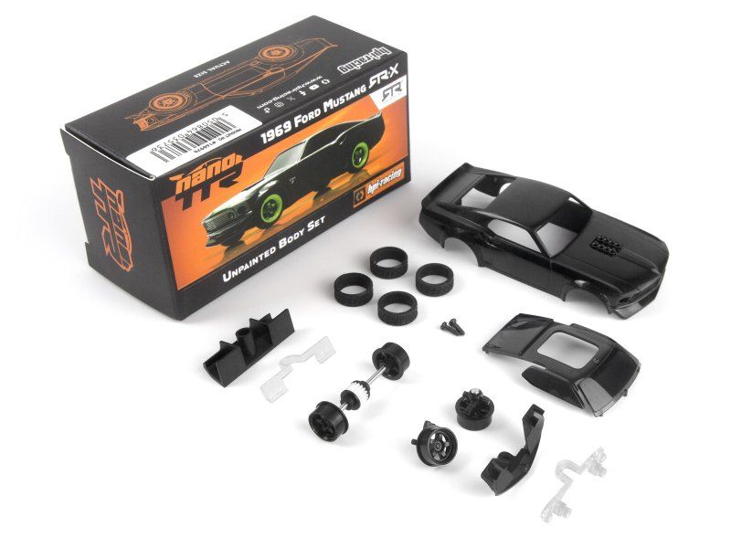 HPI 160970 Nano-TTR 1969 Ford Mustang RTR-X Unpainted Body Set