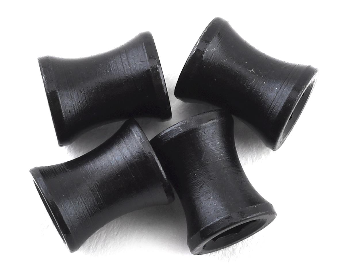 Hot Racing RSSLF117X Steel M4 Wheel Barrel Nut Fastener (Black) (4)