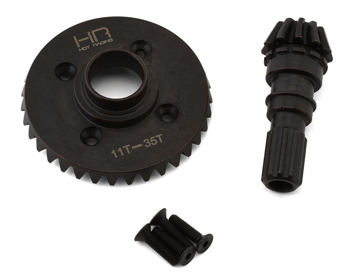 Hot Racing SXRT93511F Steel Helical Differential Ring & Pinion Gear for Traxxas X-Max/XRT