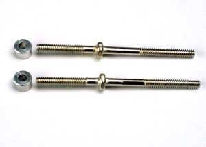 Traxxas 1937 Turnbuckles (54mm) (2)/ 3x6x4mm aluminum spacers (rear camber links)