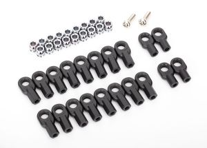 Traxxas 1942 Rod ends (16 long & 4 short)/ hollow ball connectors (18)/ ball screws (2)