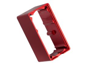 Traxxas 2253 Servo case, aluminum (middle) (red-anodized) (for 2255 servo)