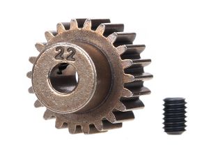 Traxxas 2422 Gear, 22-T pinion (48-p) (fits 3mm shaft)/ set screw