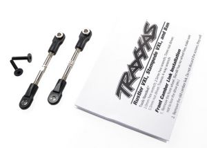 Traxxas 2444 Turnbuckles, camber link, 47mm ( 67mm center to center) ( front) (assembled with rod ends and hollow balls) (1 left, 1 right)