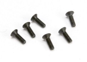 Traxxas 2524 Screws, 2.5x8 countersunk machine (hex drive) (6)