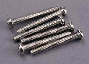 Traxxas 2567 Screws, 3x23mm roundhead machine (6)