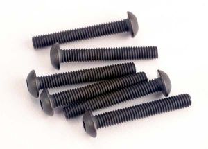 Traxxas 2580 Screws, 3x20mm button-head machine (hex drive) (6)