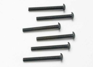 Traxxas 2581 Screws, 3x25mm button-head machine (hex drive) (6)