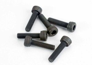 Traxxas 2584 Head screws, 3x12mm cap-head machine (hex drive) (6) (TRX® 2.5, 2.5R, 3.3)