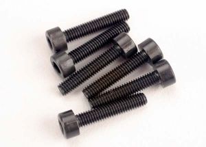 Traxxas 2586 Screws, 3x15mm cap-head machine (hex drive) (6)