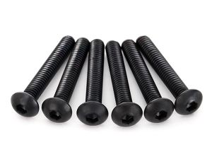 Traxxas 2597 Screws, 4x22mm button-head machine (hex drive) (6)