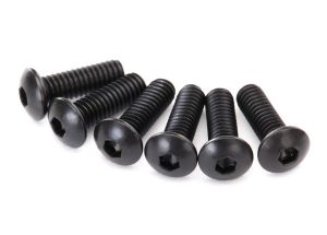 Traxxas 2617 Screws, 2.5x8mm button-head machine (hex drive) (6)