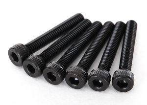 Traxxas 2618 Screws, 2.5x16mm cap-head machine (6)