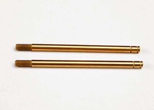 Traxxas 2656T Shock shafts, hardened steel, titanium nitride coated (xx-long) (2)