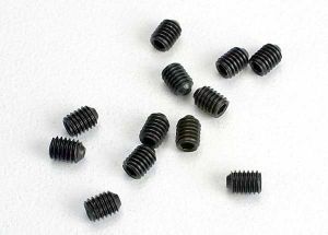 Traxxas 2743 Set (grub) screws, 3mm hardened (12)