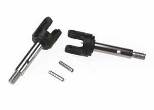 Traxxas 2753X Stub axles, rear (2)