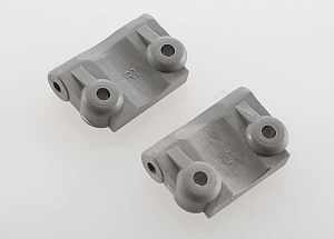 Traxxas 2798A Mounts, suspension arm (rear) (+/- 1-degree) (l&r) (grey)