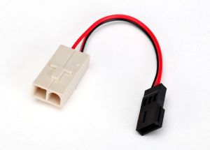 Traxxas 3028 Adapter, Molex to Traxxas® receiver battery pack (for charging) (1)