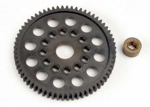 Traxxas 3164 Spur gear (64-Tooth) (32-Pitch) w/ bushing