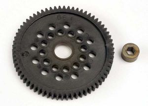 Traxxas 3166 Spur gear (66-Tooth) (32-Pitch) w/ bushing