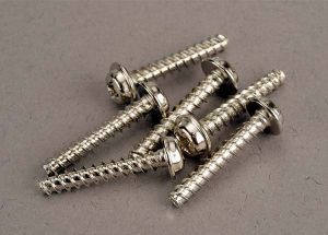 Traxxas 3289 Screws, 3x18mm washerhead self-tapping (6)