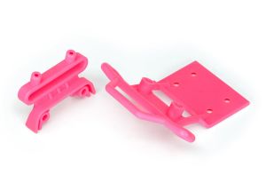 Traxxas 3621P Front Bumper & Mount (Pink) (Monster Mutt/Maximum Destruction)