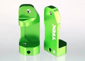 Traxxas 3632G Aluminum 30° Caster Blocks (Green) (2)