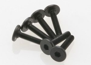 Traxxas 3646 3x15mm Flat Head Screw (6) (VXL)