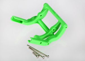 Traxxas 3677A Green Wheelie Bar Mount & Screws