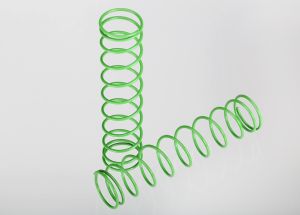 Traxxas 3757A Springs, green (rear) (2)