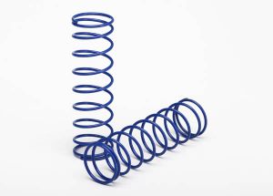 Traxxas 3757T Springs, rear ( blue) (2)