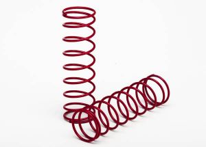 Traxxas 3758R Springs, red (front) (2)