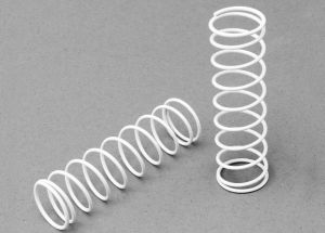 Traxxas 3758X Springs, white (front) (2)