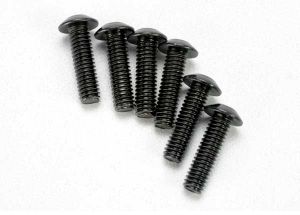 Traxxas 3938 Screws, 4x14mm button-head machine (hex drive) (6)