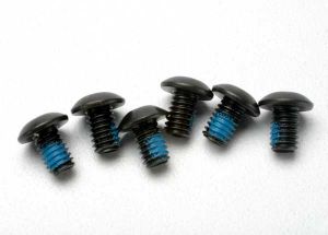 Traxxas 3939 Screws, 4x6mm button-head machine (hex drive) (with threadlock) (6)