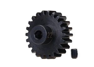 Traxxas 3952X Gear, 22-T pinion (32-p), heavy duty (machined, hardened steel)/ set screw