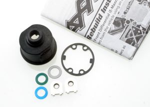 Traxxas 3978 Carrier, differential (heavy duty)/ x-ring gaskets (2)/ ring gear gasket/ bushings (2)/ 6x10x0.5 TW