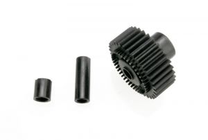 Traxxas 3984X Output gear, 33-tooth (1)/ spacers (2)