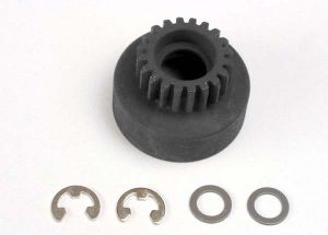 Traxxas 4120 Clutch bell, (20-tooth)/ 5x8x0.5mm fiber washer (2)/ 5mm E-clip (requires #4611-ball bearings, 5x11x4mm (2)