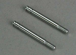 Traxxas 4261 29mm Front Shock Shafts (Chrome) (2)