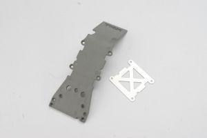 Traxxas 4937A Front Skidplate (Grey) (TMX, TMX 3.3)