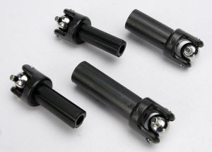 Traxxas 5151 Half shafts, center (front and rear) (external-splined (2)/ internal-splined (2))/ metal u-joints (4)