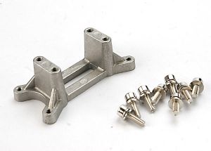 Traxxas 5160 Engine mount, aluminum/ 3x10 CS with washers (8)
