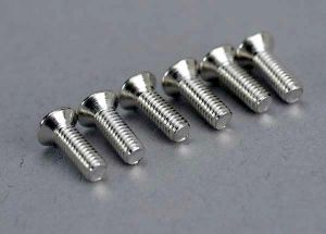 Traxxas 5169 Screws, 2.6x8mm countersunk machine (6)