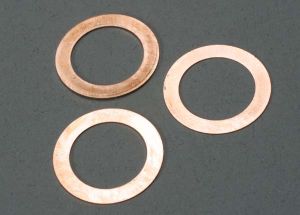 Traxxas 5229 Gaskets, cooling head: 0.15, 0.25, 0.35mm (1 each) (TRX® 2.5, 2.5R)