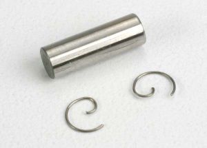 Traxxas 5231 Wrist pin/ wrist pin clips (2) (TRX® 2.5, 2.5R)